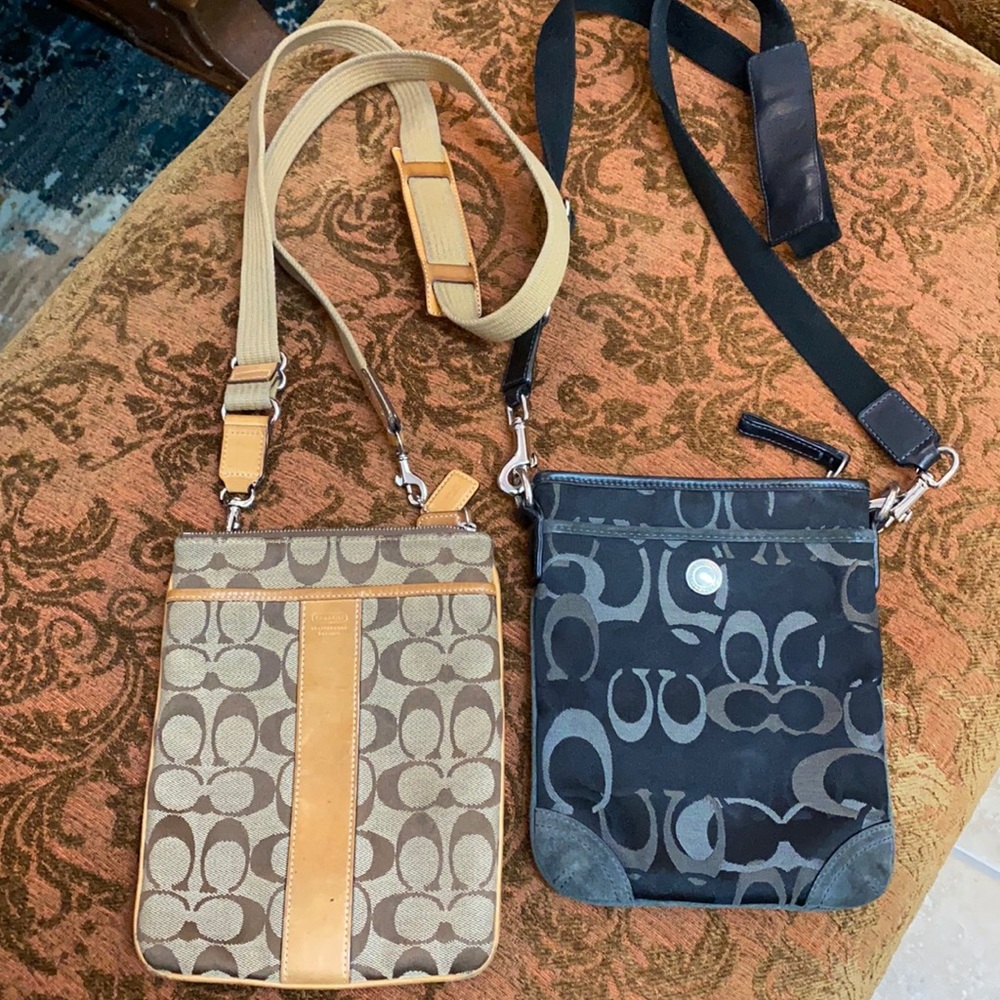 Lot of 2 Coach Messenger bags